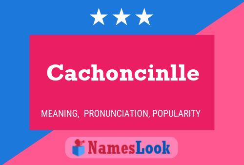 ملصق اسم Cachoncinlle