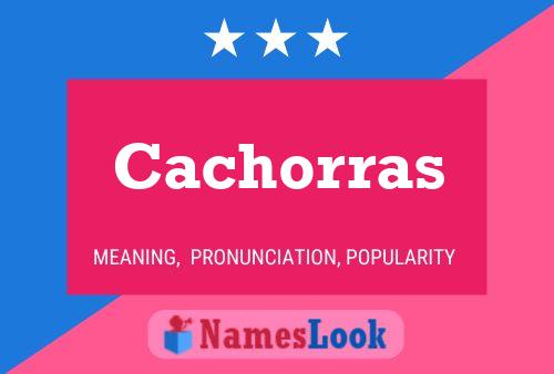 ملصق اسم Cachorras