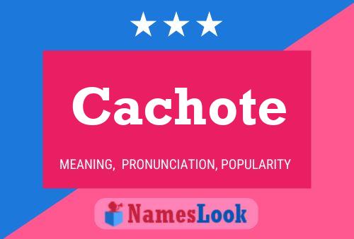 ملصق اسم Cachote