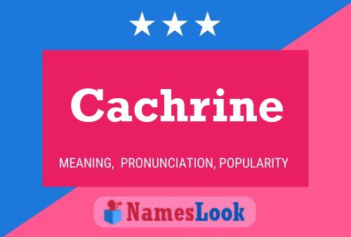 ملصق اسم Cachrine