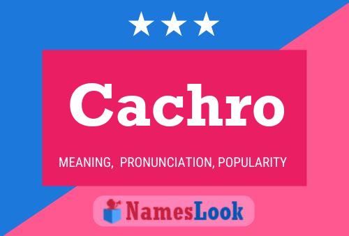 ملصق اسم Cachro