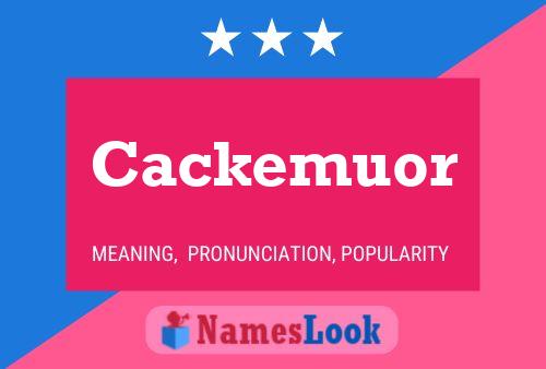 ملصق اسم Cackemuor