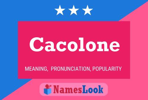 ملصق اسم Cacolone