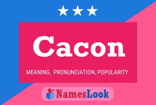 ملصق اسم Cacon