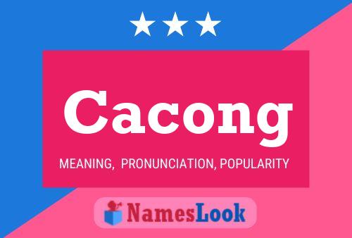 ملصق اسم Cacong