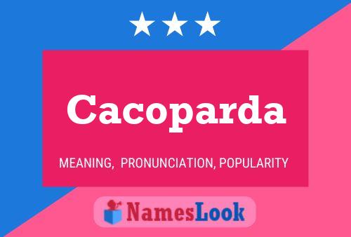 ملصق اسم Cacoparda