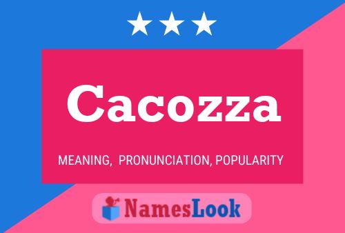 ملصق اسم Cacozza