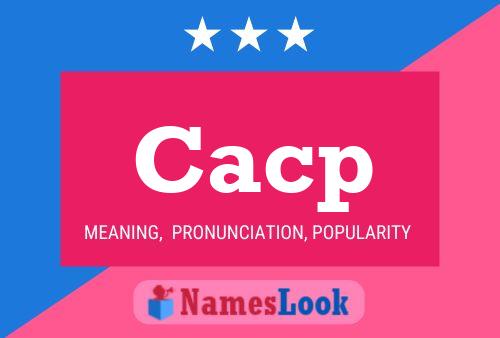 ملصق اسم Cacp