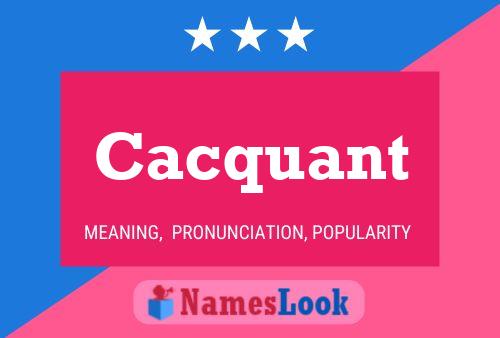 ملصق اسم Cacquant