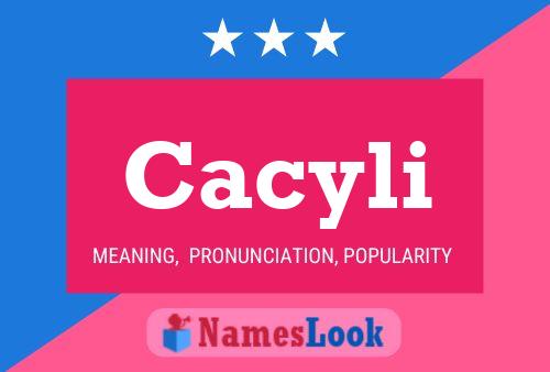 ملصق اسم Cacyli