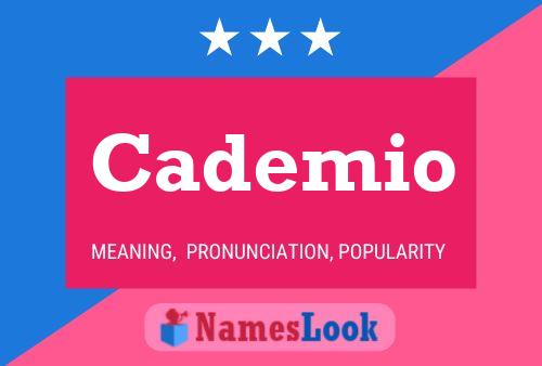 ملصق اسم Cademio