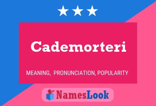 ملصق اسم Cademorteri