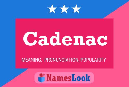 ملصق اسم Cadenac