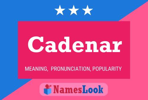 ملصق اسم Cadenar