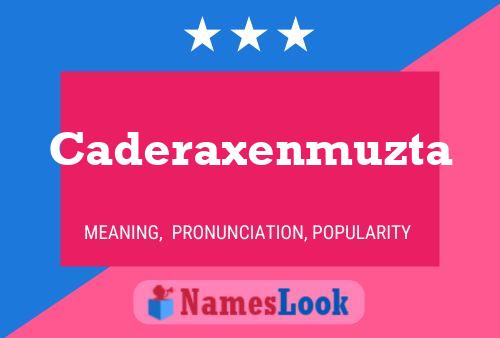 ملصق اسم Caderaxenmuzta