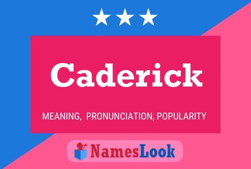 ملصق اسم Caderick