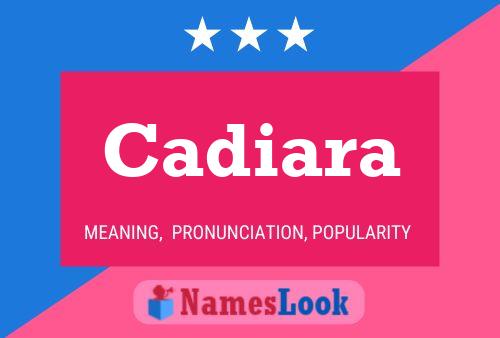 ملصق اسم Cadiara