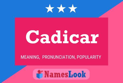 ملصق اسم Cadicar