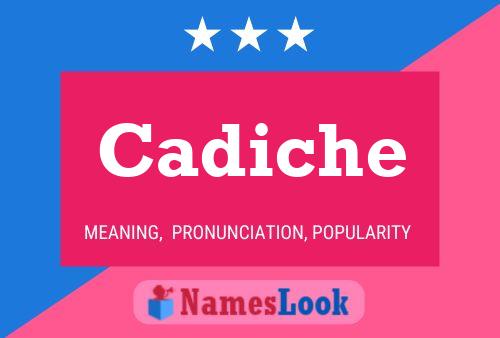 ملصق اسم Cadiche