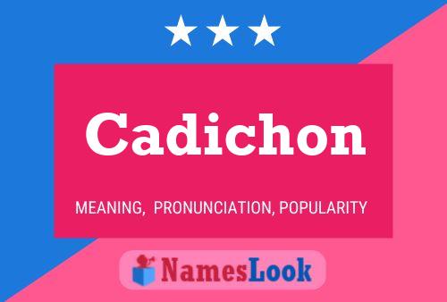 ملصق اسم Cadichon