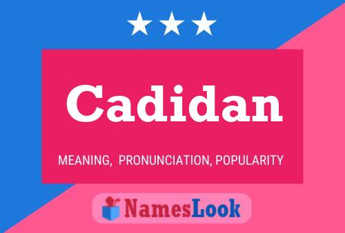 ملصق اسم Cadidan