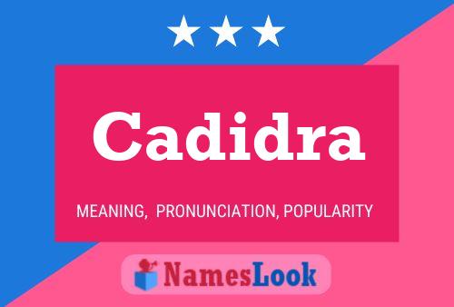 ملصق اسم Cadidra