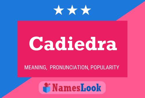 ملصق اسم Cadiedra