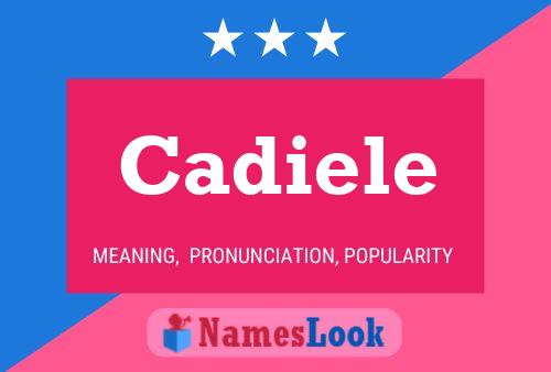 ملصق اسم Cadiele