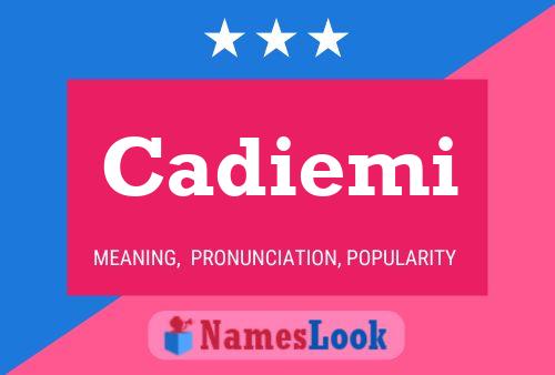 ملصق اسم Cadiemi