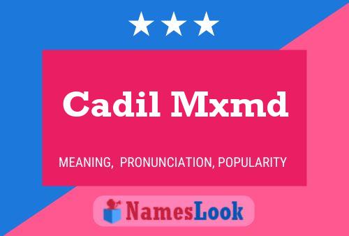 ملصق اسم Cadil Mxmd