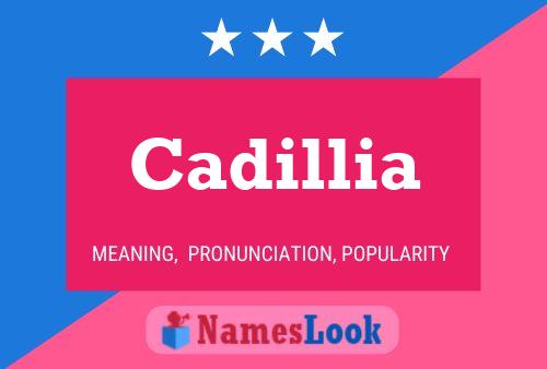 ملصق اسم Cadillia