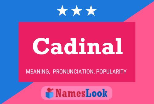 ملصق اسم Cadinal