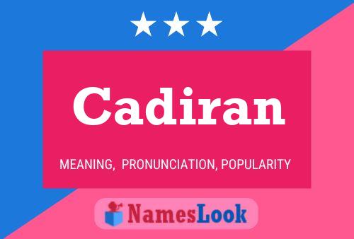 ملصق اسم Cadiran