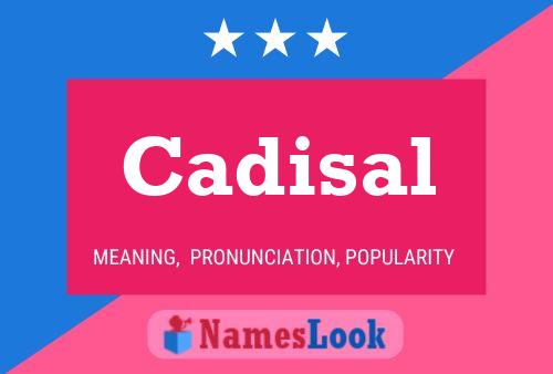 ملصق اسم Cadisal