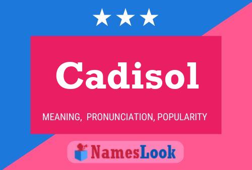 ملصق اسم Cadisol