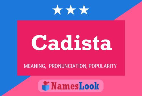 ملصق اسم Cadista