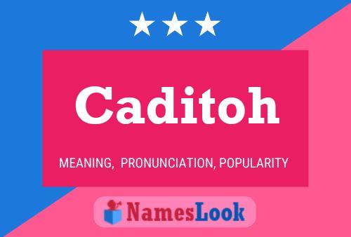 ملصق اسم Caditoh