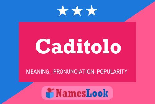 ملصق اسم Caditolo