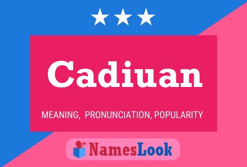 ملصق اسم Cadiuan