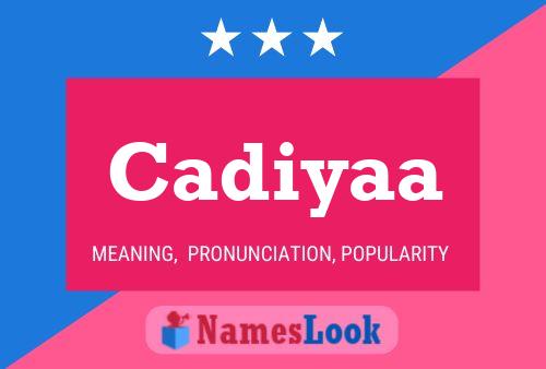 ملصق اسم Cadiyaa