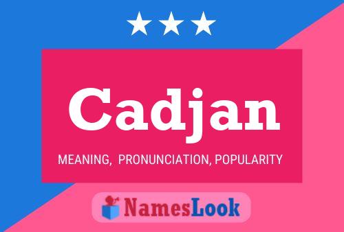 ملصق اسم Cadjan