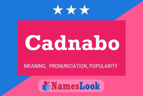 ملصق اسم Cadnabo