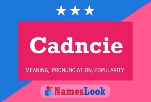 ملصق اسم Cadncie