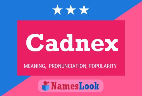 ملصق اسم Cadnex