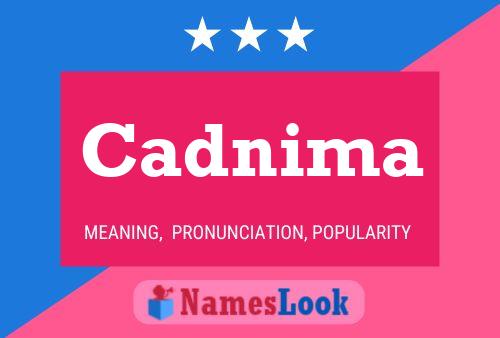 ملصق اسم Cadnima