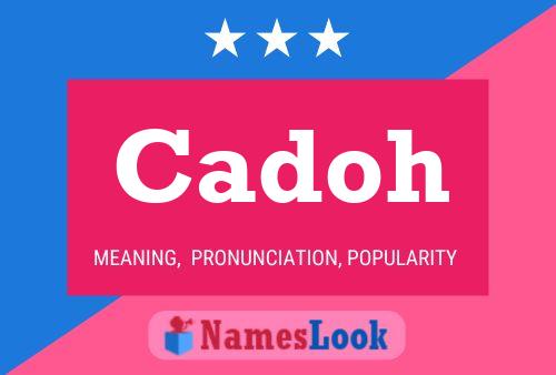 ملصق اسم Cadoh