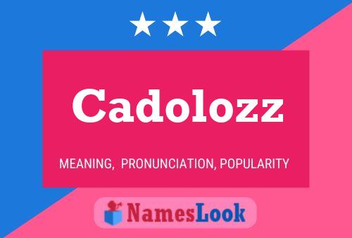 ملصق اسم Cadolozz