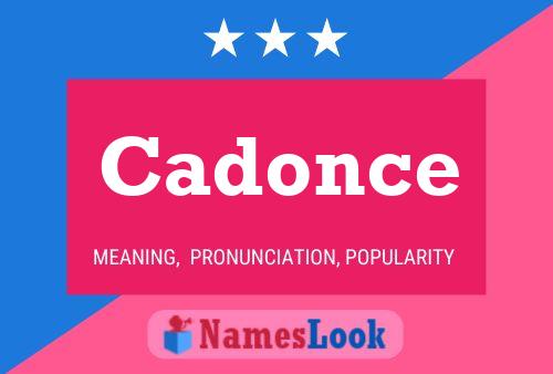 ملصق اسم Cadonce