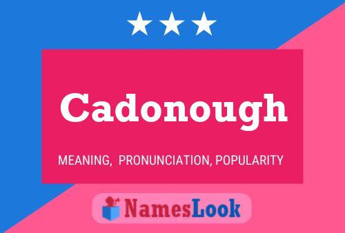 ملصق اسم Cadonough