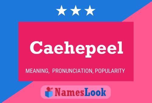 ملصق اسم Caehepeel